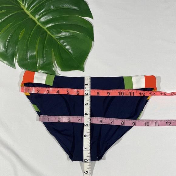 NEW Robin Piccone Casey Side Colorblock Bikini Bottoms Blue [SZ Small ] - Picture 3 of 12